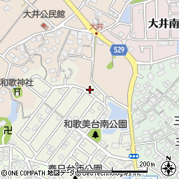 福岡県宗像市和歌美台19-4周辺の地図