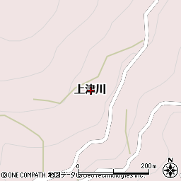 高知県土佐郡土佐町上津川周辺の地図