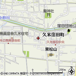 愛媛県松山市久米窪田町454周辺の地図