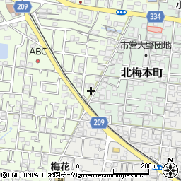 愛媛県松山市水泥町821周辺の地図