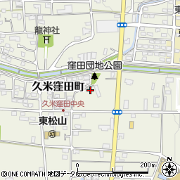 愛媛県松山市久米窪田町468周辺の地図