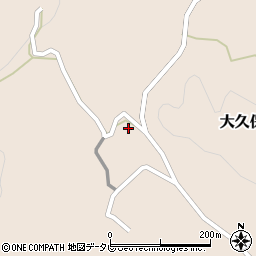 徳島県那賀郡那賀町大久保アゲ田周辺の地図
