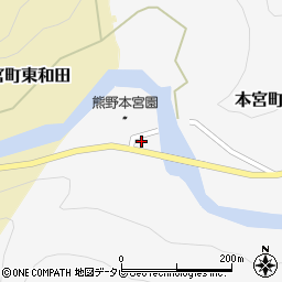 和歌山県田辺市本宮町上大野110周辺の地図