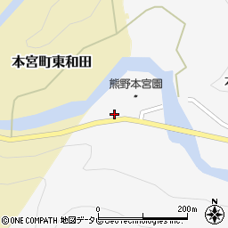 和歌山県田辺市本宮町上大野97周辺の地図
