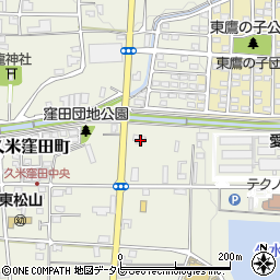 愛媛県松山市久米窪田町481-1周辺の地図