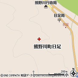 和歌山県新宮市熊野川町日足420周辺の地図