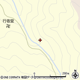 黒川谷周辺の地図