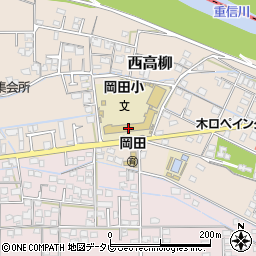 松前町立岡田小学校周辺の地図