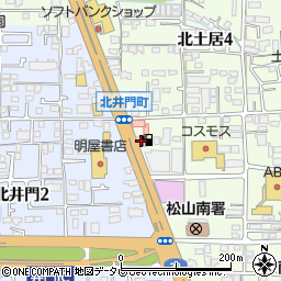 ＥＮＥＯＳセルフ松山インターＳＳ周辺の地図