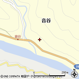 徳島県那賀郡那賀町音谷東畑周辺の地図