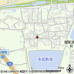 愛媛県松山市水泥町1166周辺の地図