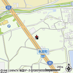 西日本宇佐美株式会社１１号松山ＳＳ周辺の地図