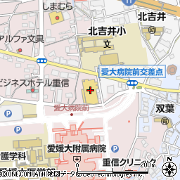伊予銀行セブンスター重信店 ＡＴＭ周辺の地図