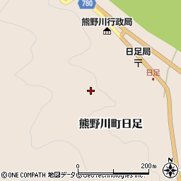 和歌山県新宮市熊野川町日足340周辺の地図