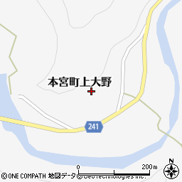 和歌山県田辺市本宮町上大野274周辺の地図