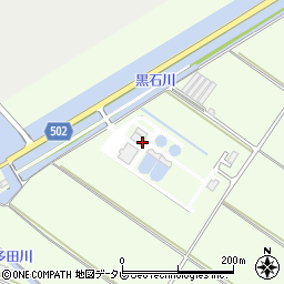 福津市役所都市整備部　下水道課・津屋崎浄化センター周辺の地図