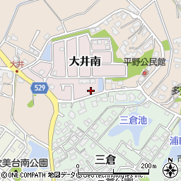 福岡県宗像市大井南10周辺の地図
