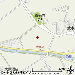 福岡県宗像市武丸周辺の地図