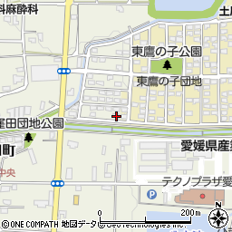 愛媛県松山市久米窪田町676-17周辺の地図