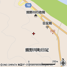 和歌山県新宮市熊野川町日足344周辺の地図