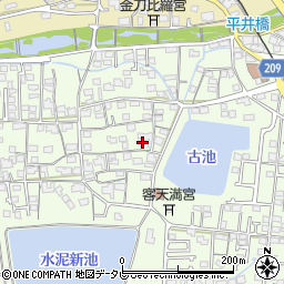 愛媛県松山市水泥町1065周辺の地図