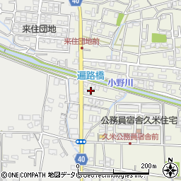 愛媛県松山市久米窪田町428-19周辺の地図