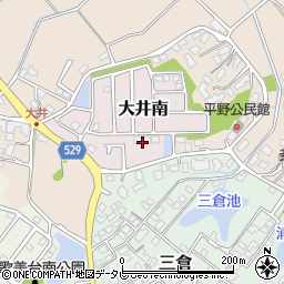 福岡県宗像市大井南10-1周辺の地図