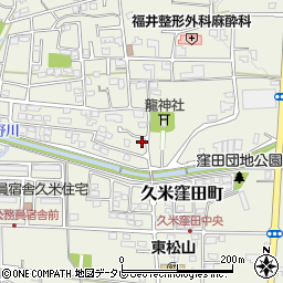 愛媛県松山市久米窪田町967周辺の地図