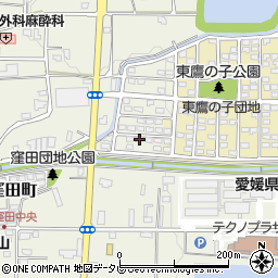 愛媛県松山市久米窪田町676周辺の地図