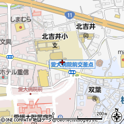 愛媛県東温市樋口1417周辺の地図