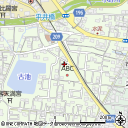 愛媛県松山市水泥町748周辺の地図