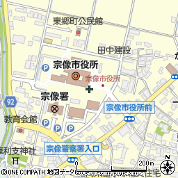 福岡銀行宗像市役所 ＡＴＭ周辺の地図