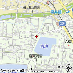 愛媛県松山市水泥町1071周辺の地図