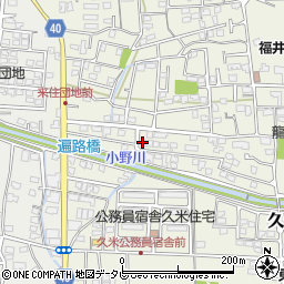 愛媛県松山市久米窪田町1025周辺の地図