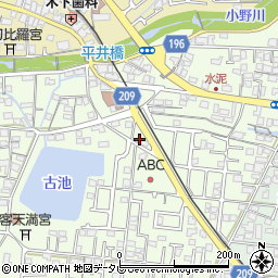 愛媛県松山市水泥町793周辺の地図
