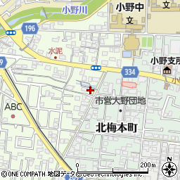 愛媛県松山市水泥町838周辺の地図