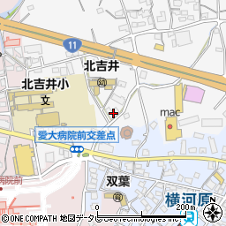 愛媛県東温市樋口1381周辺の地図