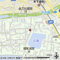 愛媛県松山市水泥町1041周辺の地図