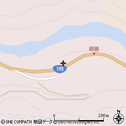 徳島県那賀郡那賀町大殿上川端周辺の地図