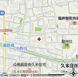 愛媛県松山市久米窪田町978周辺の地図