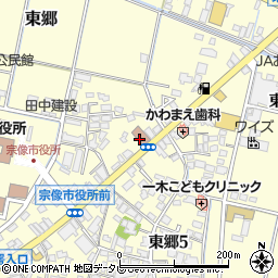 宗像東郷郵便局 ＡＴＭ周辺の地図