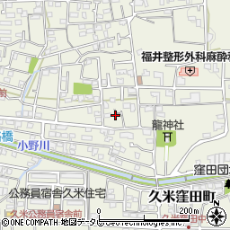 愛媛県松山市久米窪田町982周辺の地図