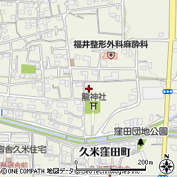 愛媛県松山市久米窪田町651周辺の地図