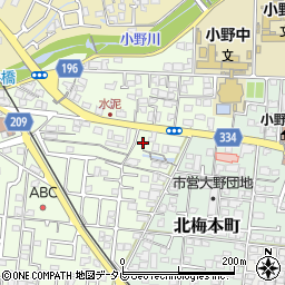 愛媛県松山市水泥町845周辺の地図