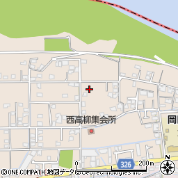 愛媛県松前町（伊予郡）西高柳周辺の地図