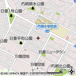福岡県北九州市小倉南区朽網西4丁目8周辺の地図