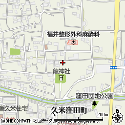 愛媛県松山市久米窪田町653周辺の地図