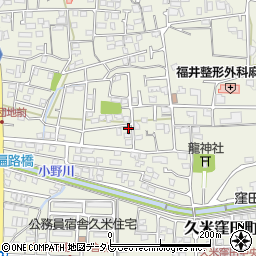 愛媛県松山市久米窪田町989周辺の地図