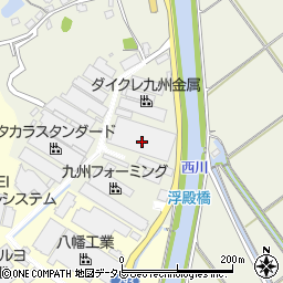タカラスタンダード株式会社　福岡工場周辺の地図