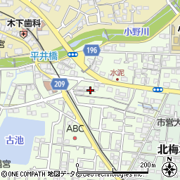 愛媛県松山市水泥町862周辺の地図